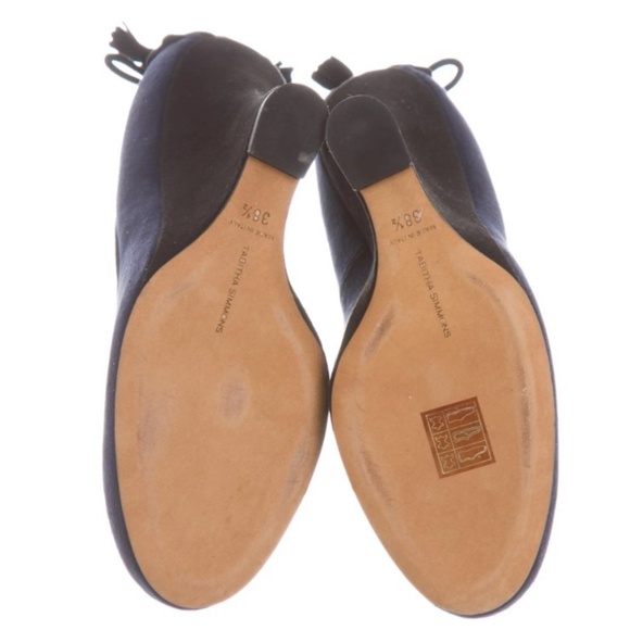 TABITHA SIMMONS Suede Wedge Pumps Size: 8.5 - Picture 5 of 5